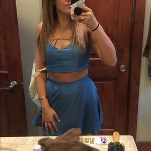 Lulu’s 2 piece jean set